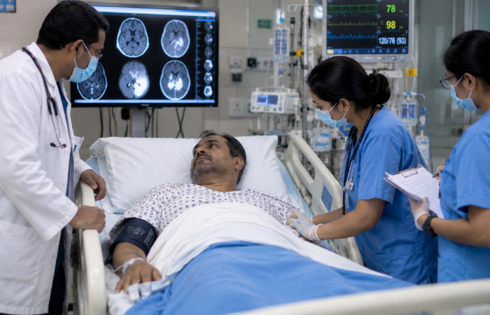 From Sudden Stroke to Stabilisation: Specialized Care for a 45-Year-Old Man
